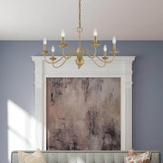 Windsor Brass Chandelier-DWHOME