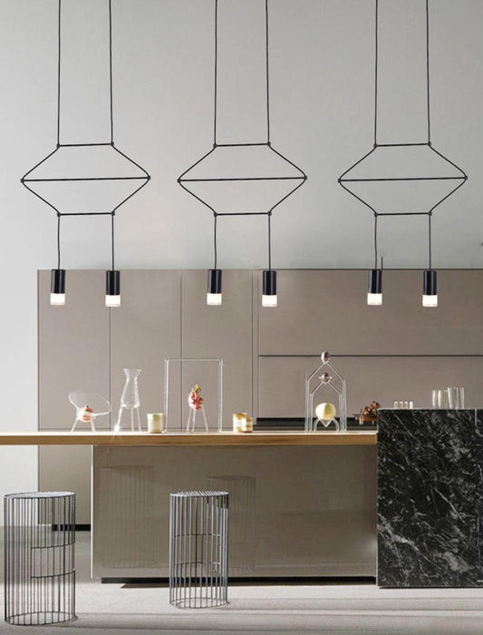 Line Art Pendant Light - DWHOME