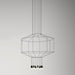 Geometric Lines Pendant Lamp.