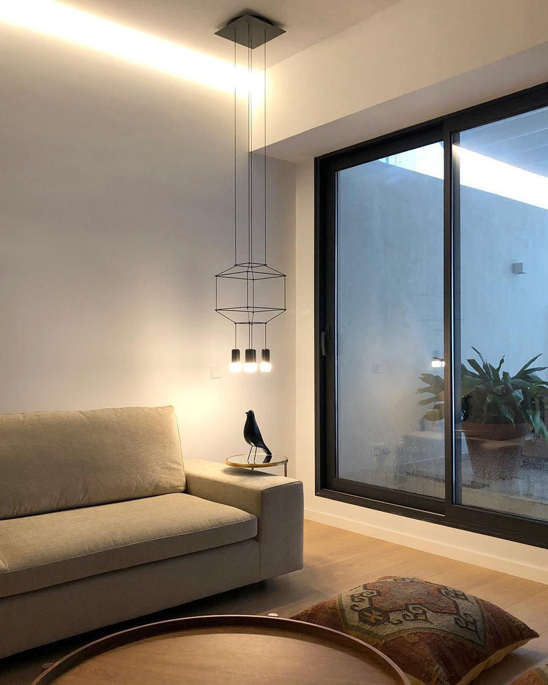 Geometric Lines Pendant Lamp-DWHOME