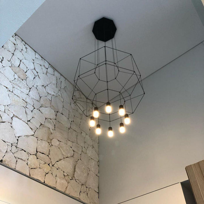 Geometric Lines Pendant Lamp - DWHOME