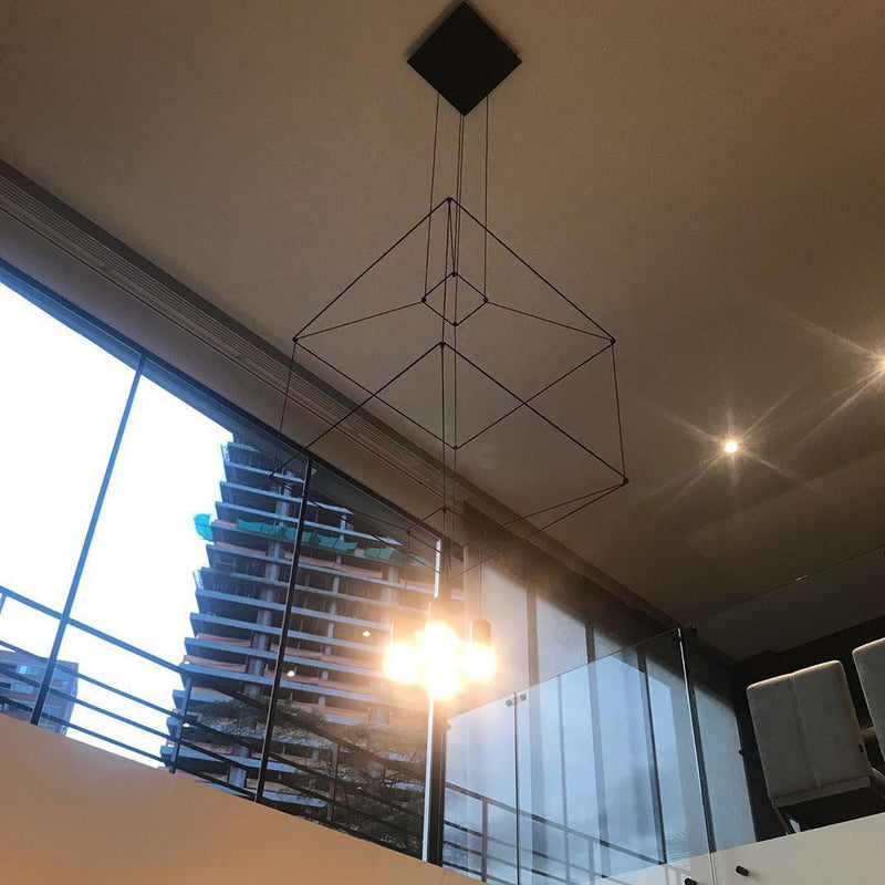 Geometric Lines Pendant Lamp-DWHOME
