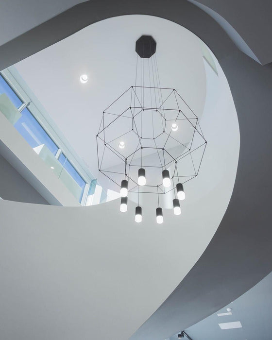 Geometric Lines Pendant Lamp - Vakkerlight