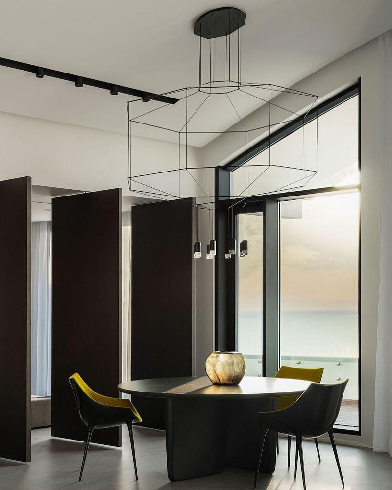 Geometric Lines Pendant Lamp-DWHOME