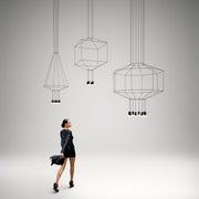 Geometric Lines Pendant Lamp-DWHOME
