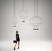 Geometric Lines Pendant Lamp - DWHOME