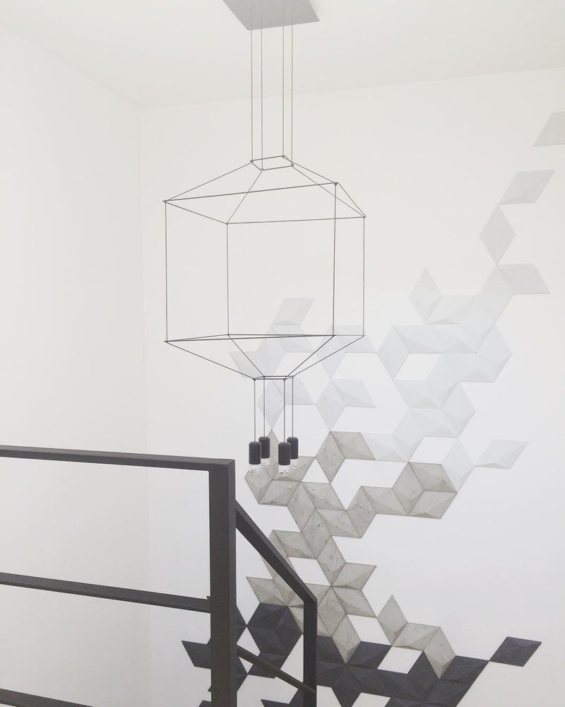 Geometric Lines Pendant Lamp-DWHOME