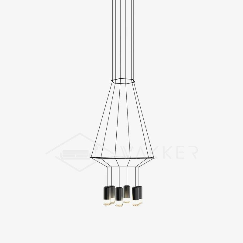 Geometric Lines Pendant Lamp-DWHOME
