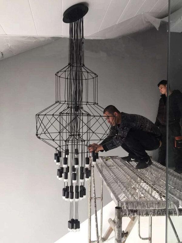Lines Chandelier-DWHOME