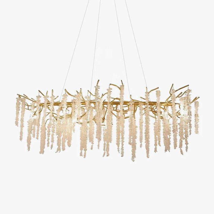 Wisteria Flower Crystal Chandelier - DWHOME