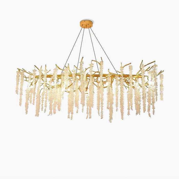 Wisteria Flower Crystal Chandelier - DWHOME