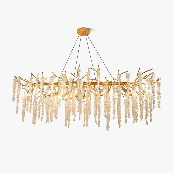 Wisteria Flower Crystal Chandelier - DWHOME