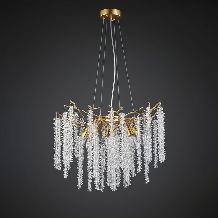 Wisteria Flower Crystal Chandelier - DWHOME