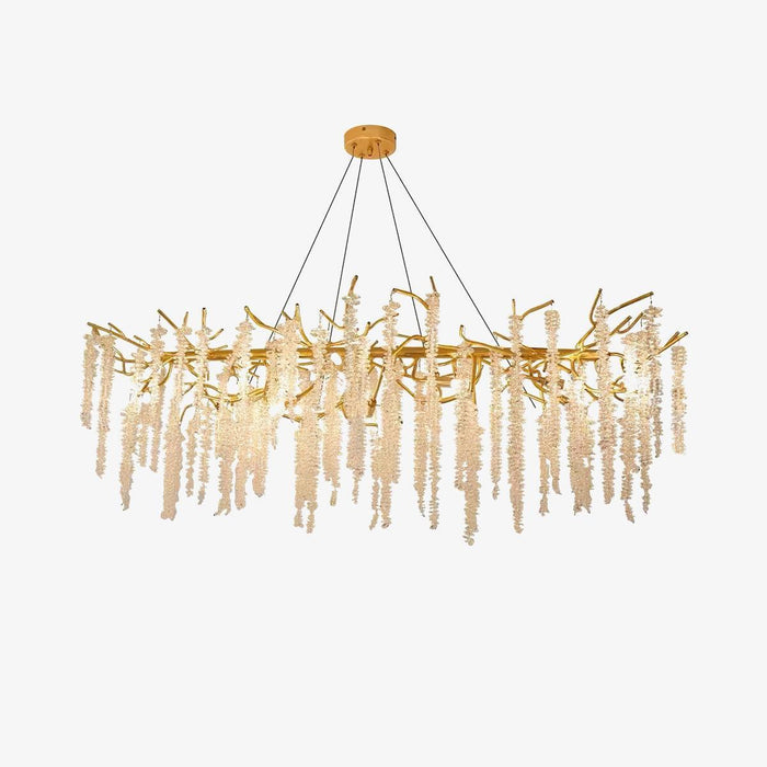 Wisteria Flower Crystal Chandelier - DWHOME