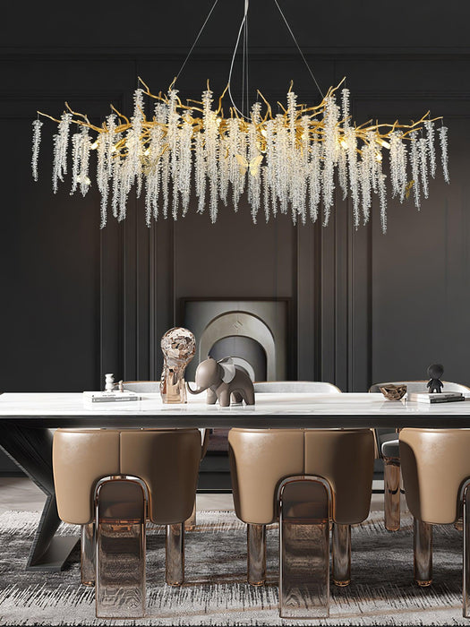 Wisteria Flower Crystal Chandelier - DWHOME