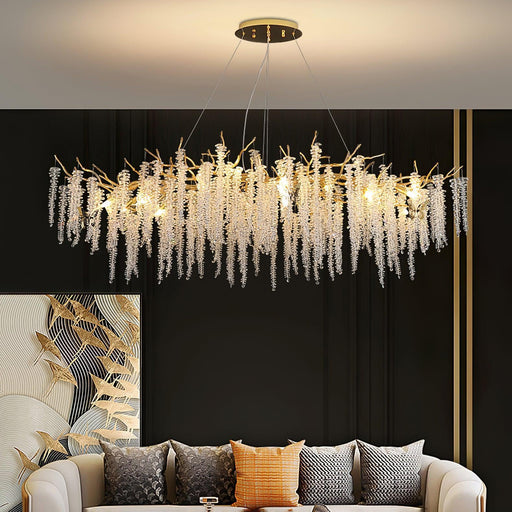 Wisteria Flower Crystal Chandelier - DWHOME