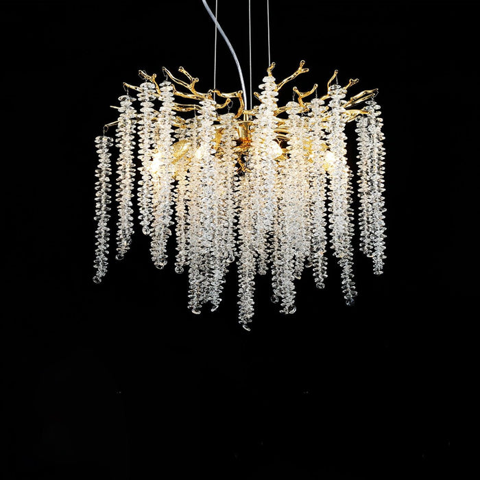 Wisteria Flower Crystal Chandelier - DWHOME