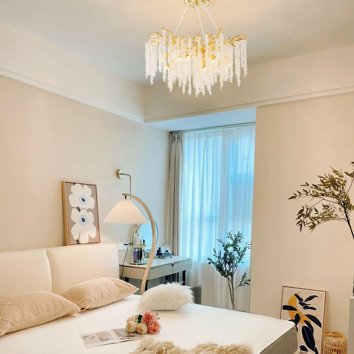 Wisteria Flower Crystal Chandelier - DWHOME