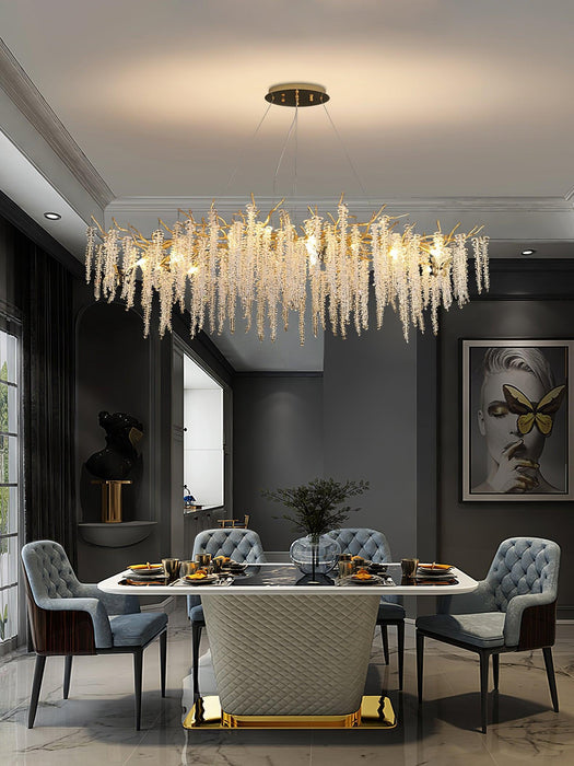 Wisteria Flower Crystal Chandelier - DWHOME