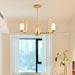 Wood Art Halo Chandelier-DWHOME