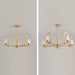 Wood Art Halo Chandelier-DWHOME