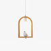 Wood Bird Resin Pendant Light-DWHOME