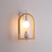 Wood Bird Resin Wall Light-DWHOME