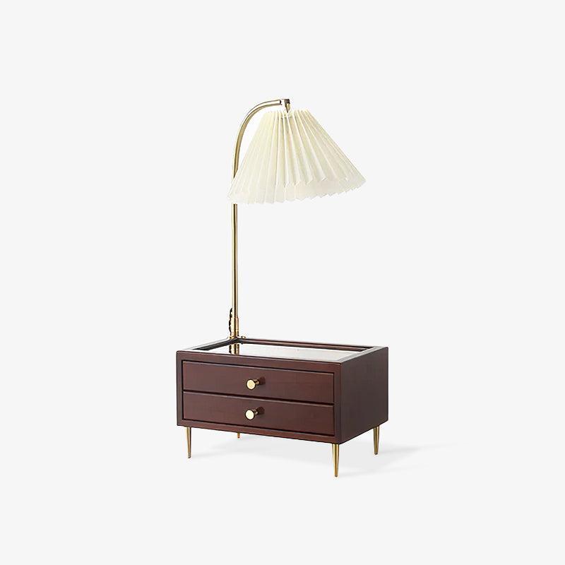Wood Drawer Table Lamp-DWHOME