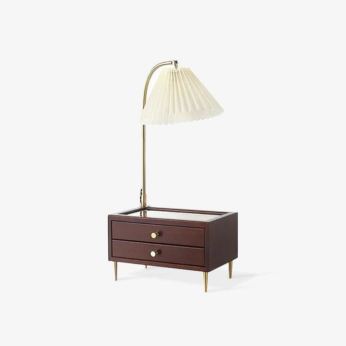 Wood Drawer Table Lamp-DWHOME