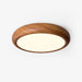 Wood Grain Round Ceiling Lamp.