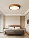 Wood Grain Round Ceiling Lamp.