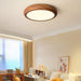 Wood Grain Round Ceiling Lamp.