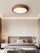 Wood Grain Round Ceiling Lamp.