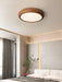 Wood Grain Round Ceiling Lamp.