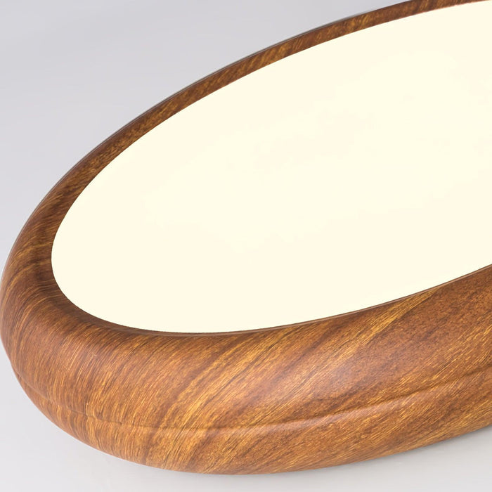 Wood Grain Round Ceiling Lamp - DWHOME