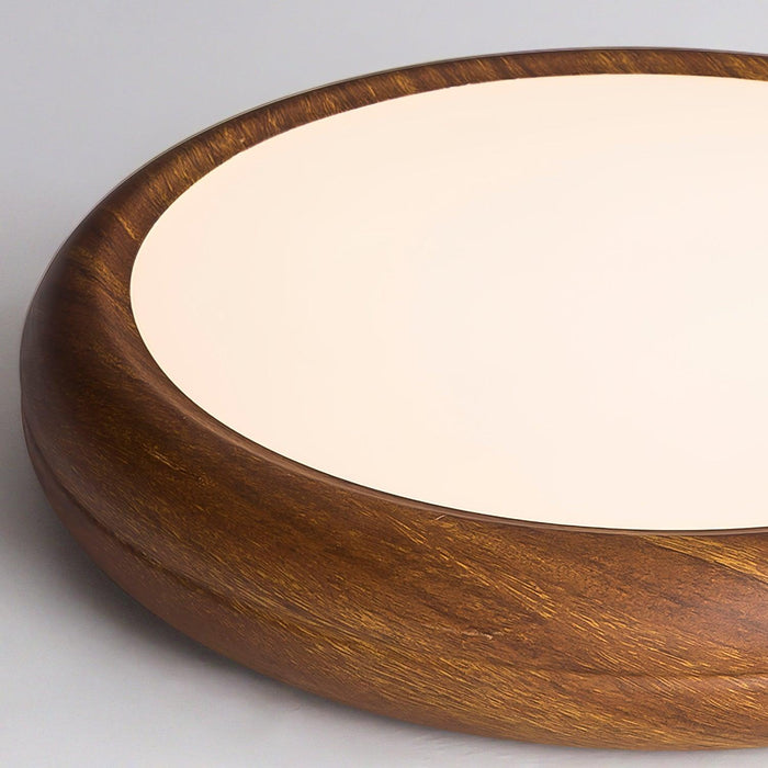 Wood Grain Round Ceiling Lamp - Vakkerlight