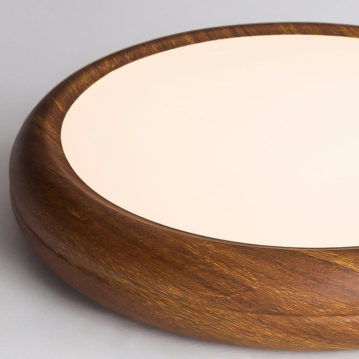 Wood Grain Round Ceiling Lamp - DWHOME