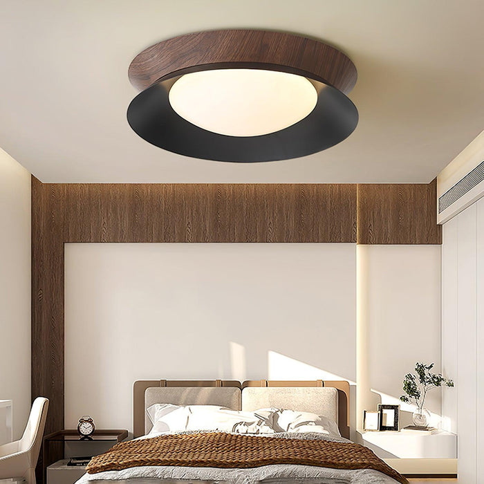 Double Half Round Ceiling Light.