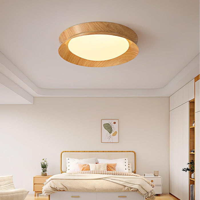 Double Half Round Ceiling Light.