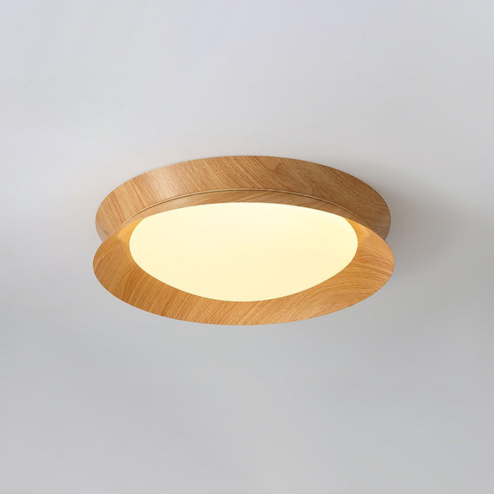 Wood Grain Round Ceiling Light - Vakkerlight