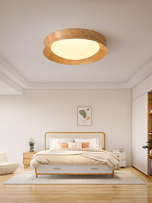 Double Half Round Ceiling Light.