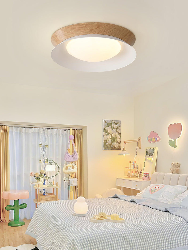 Double Half Round Ceiling Light-DWHOME
