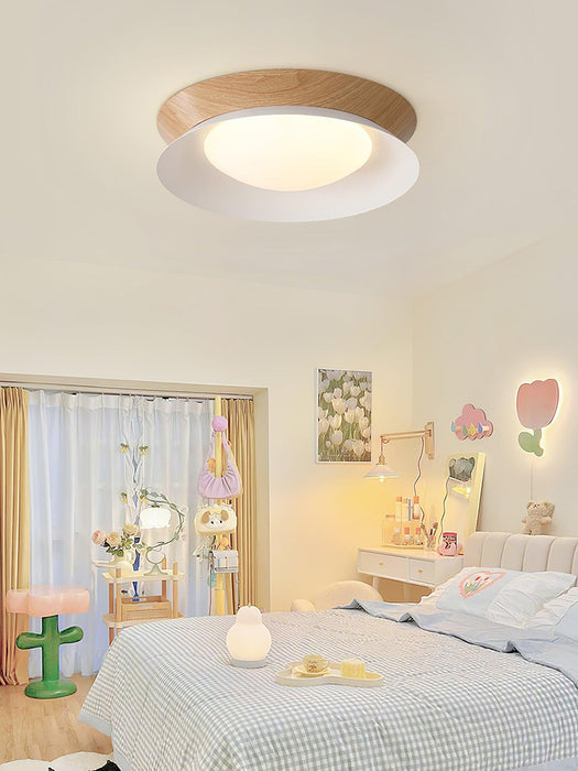 Double Half Round Ceiling Light.