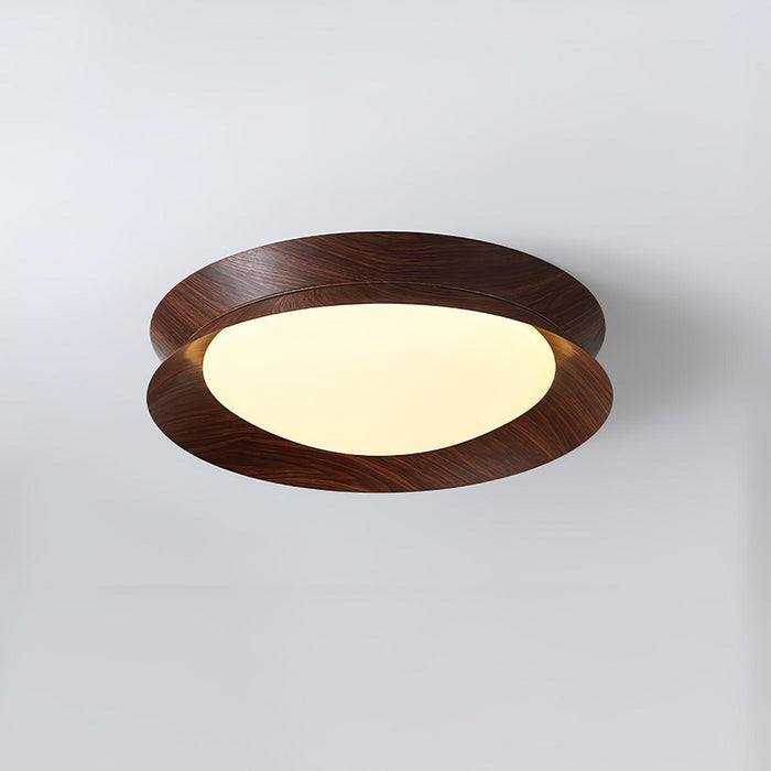 Wood Grain Round Ceiling Light - Vakkerlight