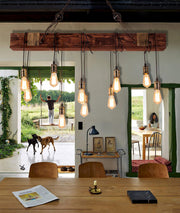 Wood Hanging Multi Chandelier-DWHOME