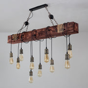 Wood Hanging Multi Chandelier-DWHOME