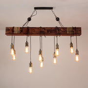 Wood Hanging Multi Chandelier-DWHOME