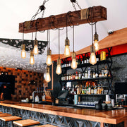 Wood Hanging Multi Chandelier-DWHOME