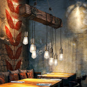Wood Hanging Multi Chandelier-DWHOME