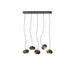Wood Pumpkin Cluster Chandelier-DWHOME